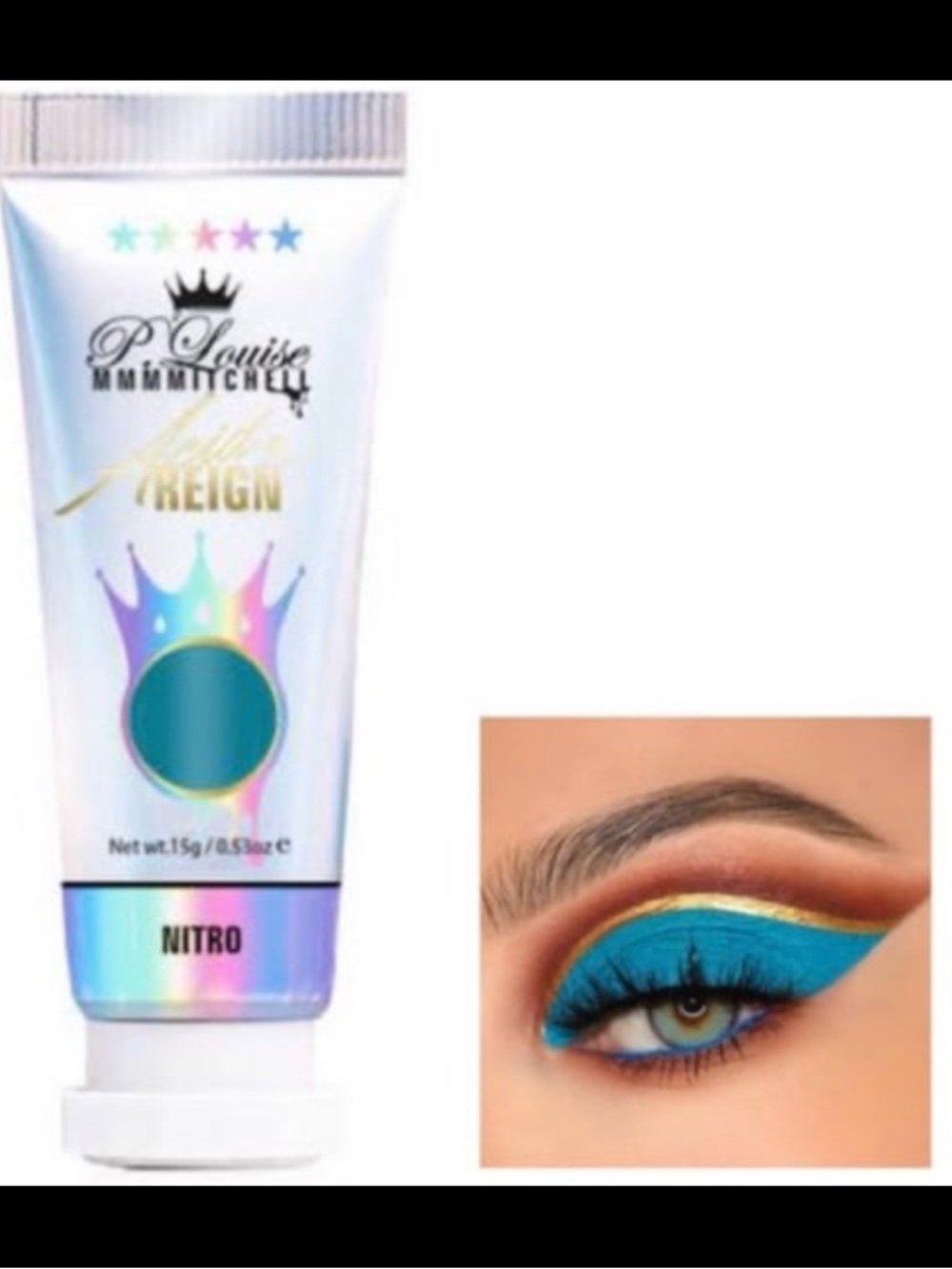 P. Louise Acid Reign Eyeshadow Paint & Primer Base Nitro BNIB